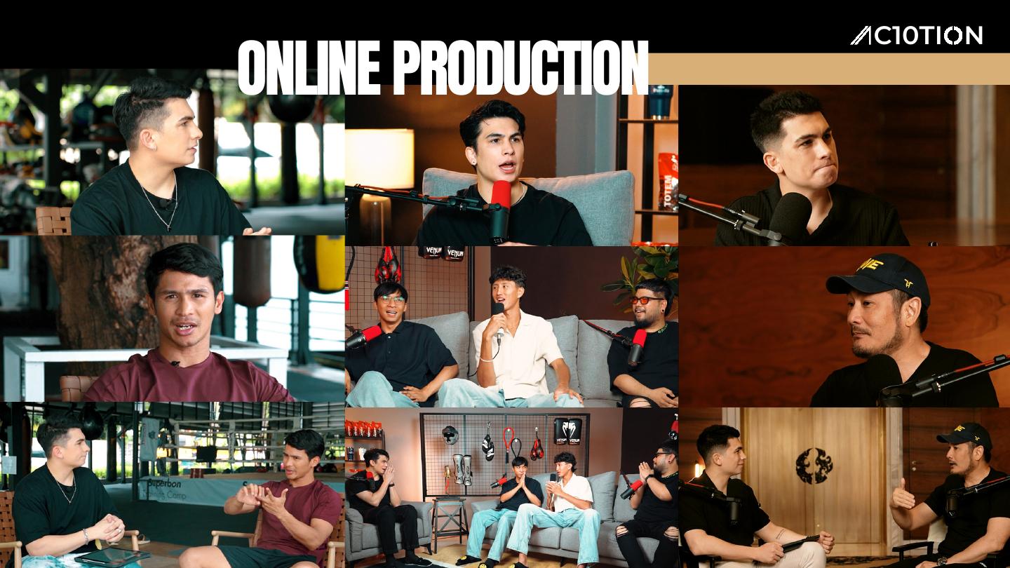 Online production portfolio
